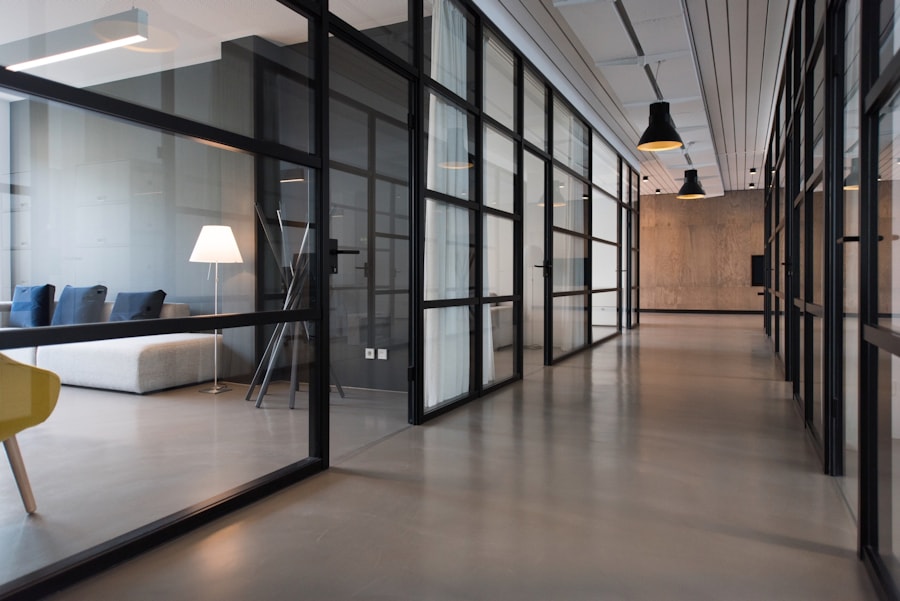 Modern office environment for IT system work